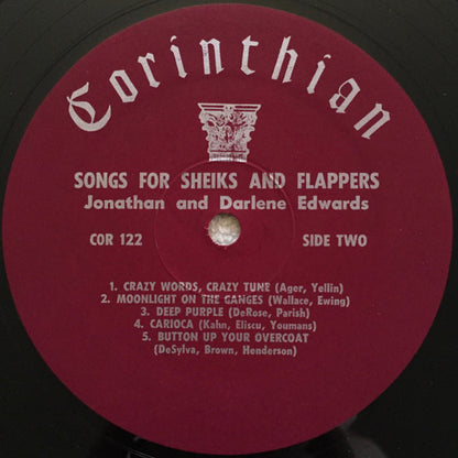 Jonathan And Darlene Edwards - Songs For Sheiks & Flappers