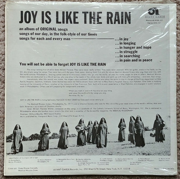 The Medical Mission Sisters And Friends - Joy Is Like The Rain