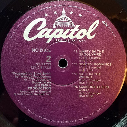 No Dice - secondary