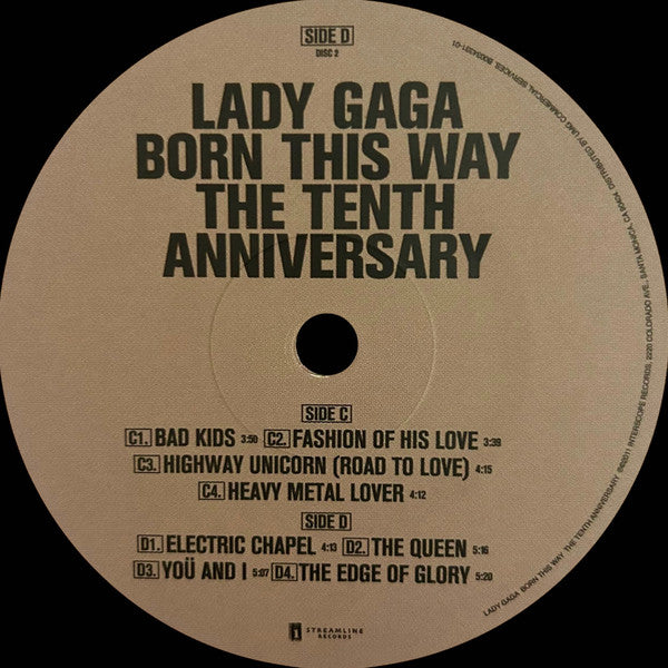Born This Way (The Tenth Anniversary) / Born This Way Reimagined - secondary