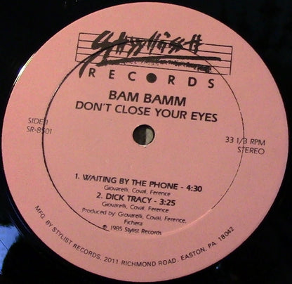 Bam Bamm - Don't Close Your Eyes