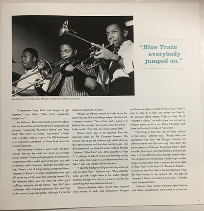Blue Train: The Complete Masters - secondary