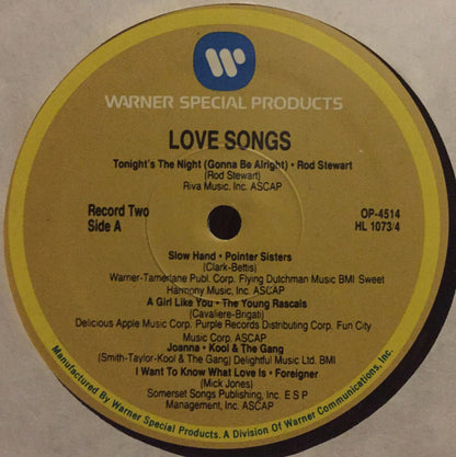 Love Songs - secondary