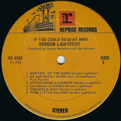 If You Could Read My Mind - secondary