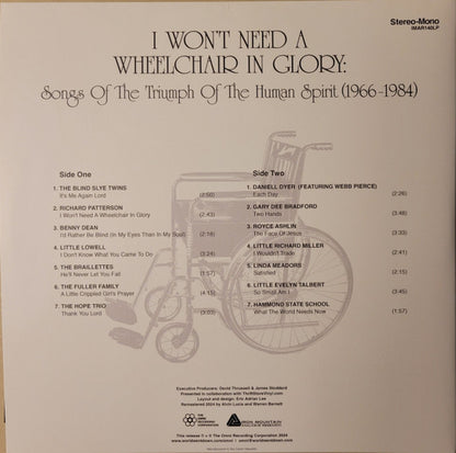 I Won't Need A Wheelchair In Glory: Songs Of The Triumph Of The Human Spirit (1966-1984) - secondary