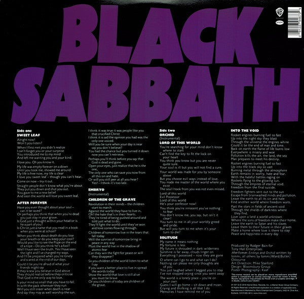 Master Of Reality - secondary