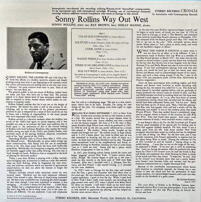 Go West! The Contemporary Records Albums - secondary