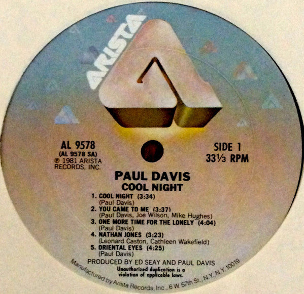 Paul Davis - Cool Night