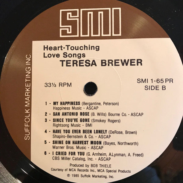 Teresa Brewer - Her Famous Golden Hits: Heart-Touching Love Songs