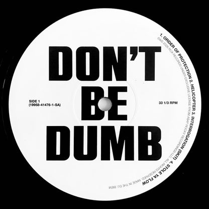 Don't Be Dumb - secondary