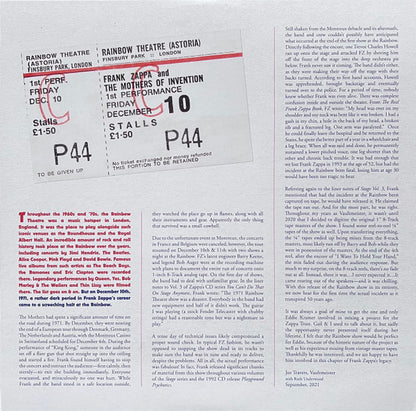 Rainbow Theatre London, England December 10, 1971 - secondary