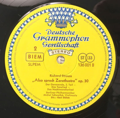 Richard Strauss, Berliner Philharmoniker, Karl Böhm - Also Sprach Zarathustra, Op. 30