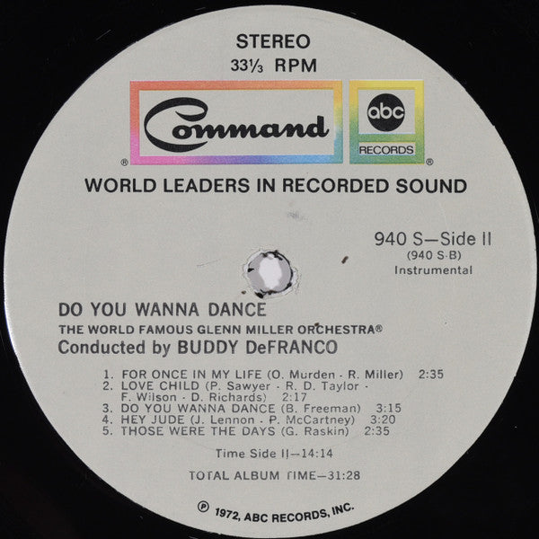 The Glenn Miller Orchestra, Buddy DeFranco - Do You Wanna Dance