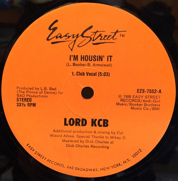 12": Lord KCB - I'm Housin' It