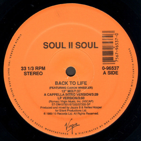 Back To Life (Club Mix) - secondary