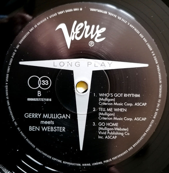 Gerry Mulligan Meets Ben Webster - secondary