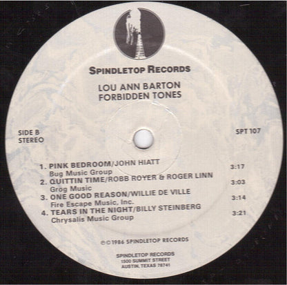 Lou Ann Barton - Forbidden Tones