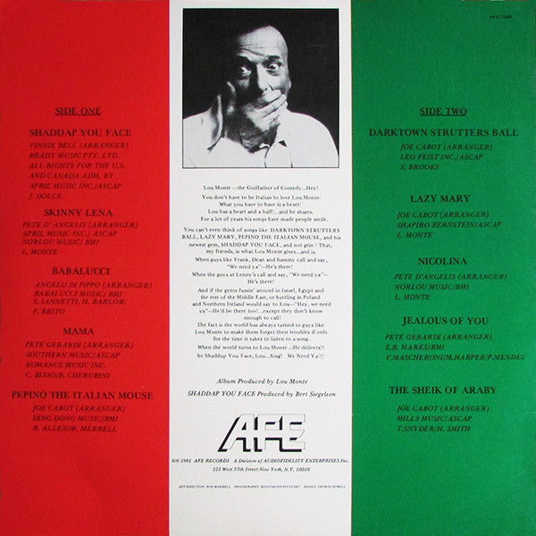 Lou Monte - Shaddap You Face