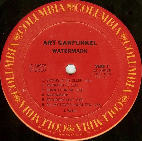 Art Garfunkel - Watermark