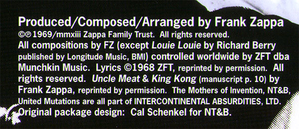 Uncle Meat - secondary