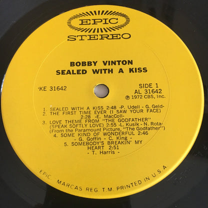 Bobby Vinton - Sealed With A Kiss