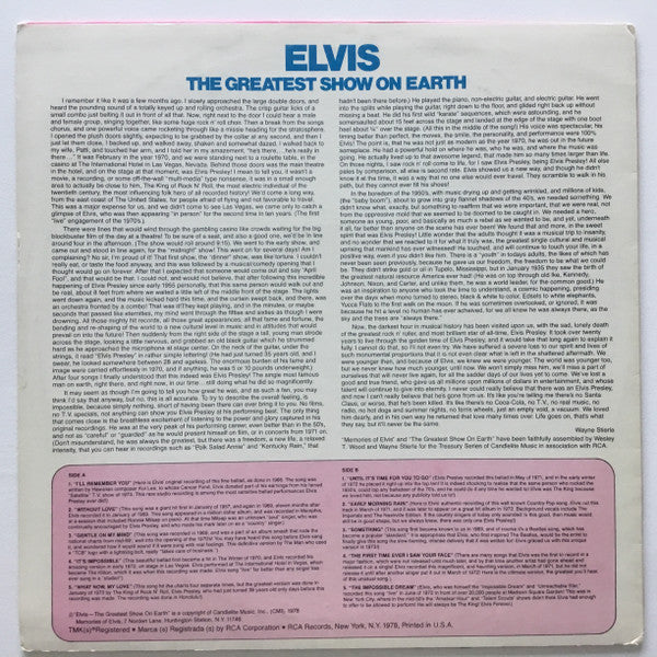 Elvis In The Greatest Show On Earth - secondary