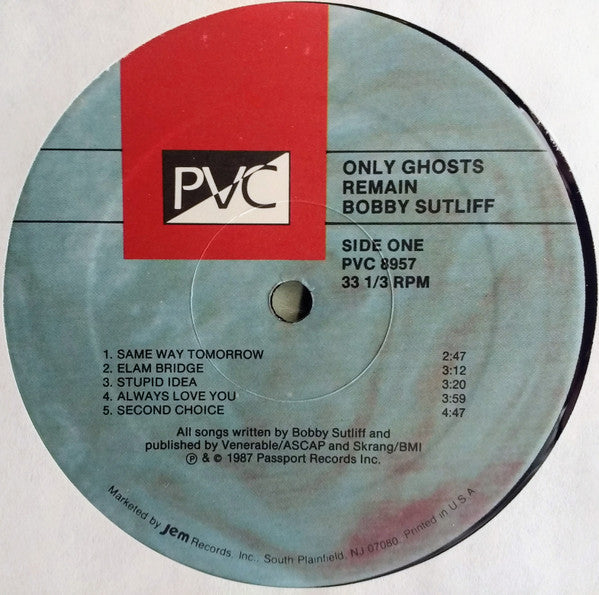 Bobby Sutliff - Only Ghosts Remain
