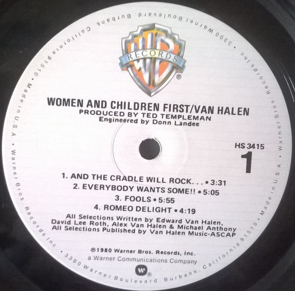 Van Halen - Women And Children First