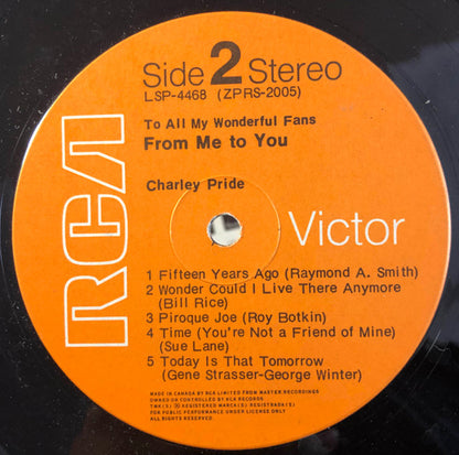 Charley Pride - From Me To You