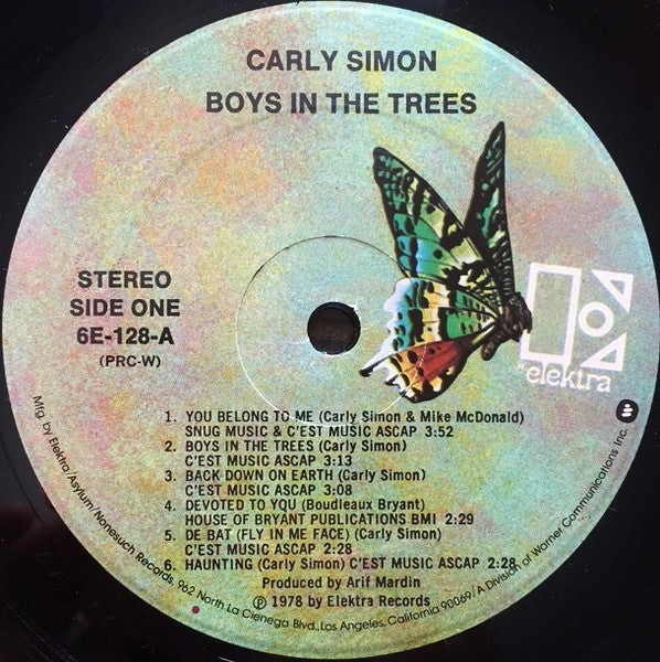 Carly Simon - Boys In The Trees