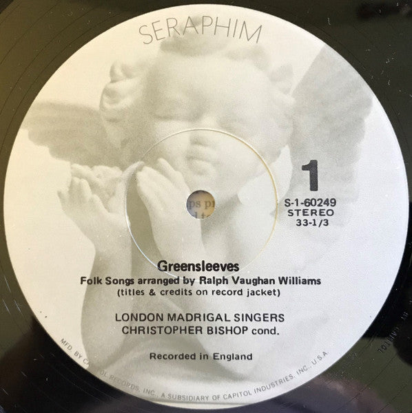 Ralph Vaughan Williams, London Madrigal Singers, Christopher Bishop - Greensleeves—English Folk Songs Arranged By Ralph Vaughan Williams