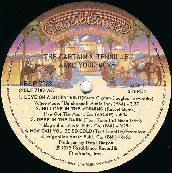 Captain And Tennille - Make Your Move