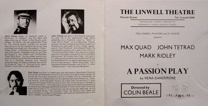 A Passion Play - secondary