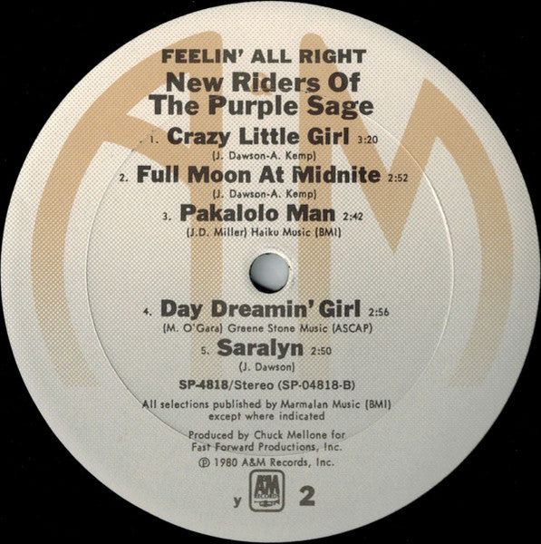 Feelin' All Right - secondary