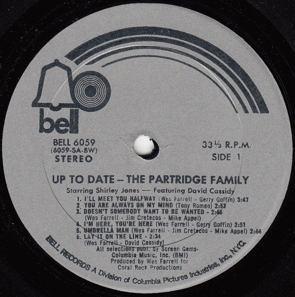 The Partridge Family, Shirley Jones, David Cassidy - Up To Date