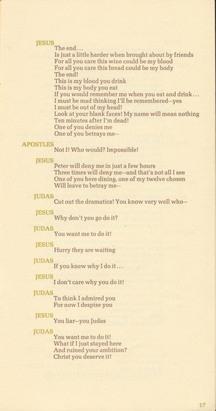 Jesus Christ Superstar - secondary