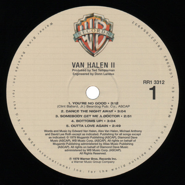 Van Halen II - secondary