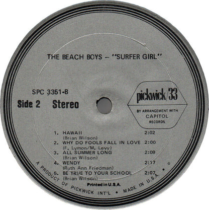 Surfer Girl - secondary