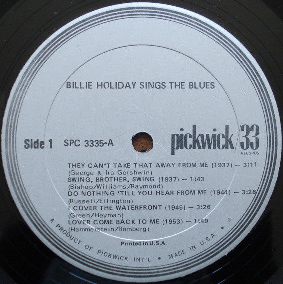 Billie Holiday Sings The Blues - secondary
