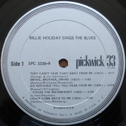 Billie Holiday Sings The Blues - secondary