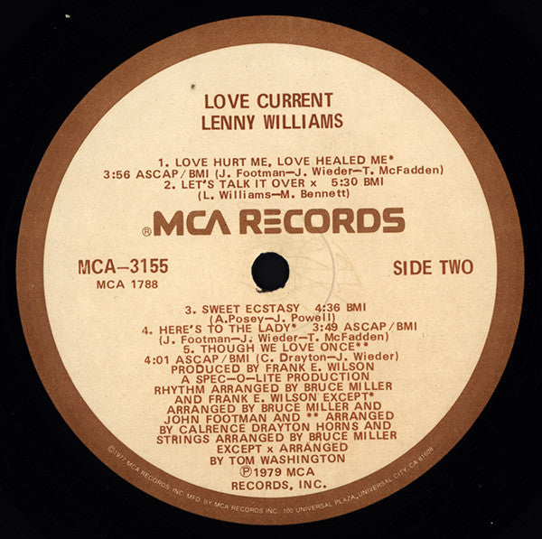Lenny Williams - Love Current
