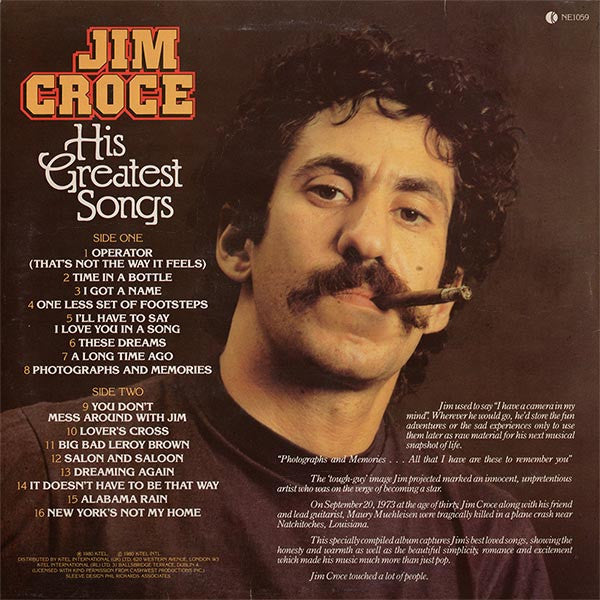 Jim Croce - His Greatest Songs