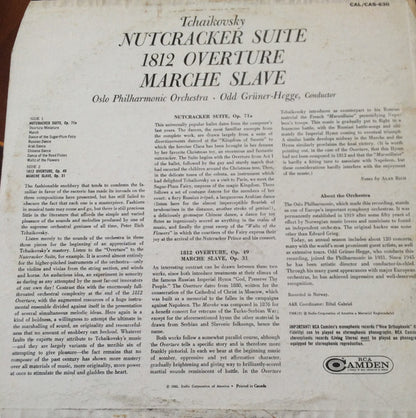 Pyotr Ilyich Tchaikovsky, Oslo Filharmoniske Orkester, Odd Grüner-Hegge - Nutcracker Suite / 1812 Overture / Marche Slave