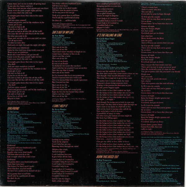 Michael Jackson - Off The Wall