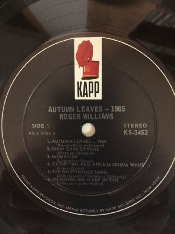 Roger Williams - Autumn Leaves - 1965