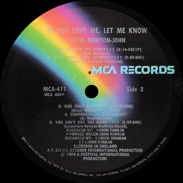 Olivia Newton-John - If You Love Me, Let Me Know