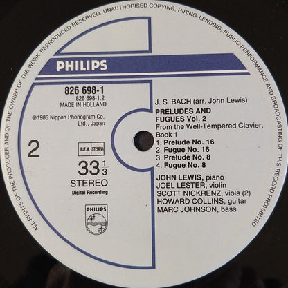 John Lewis - The Bridge Game Vol. 2 Based On The Well Tempered Clavier Book 1