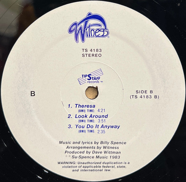 Witness - secondary