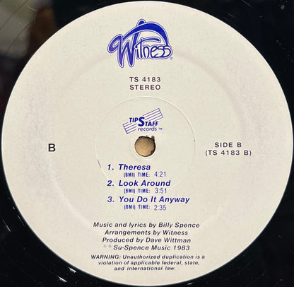 Witness - secondary