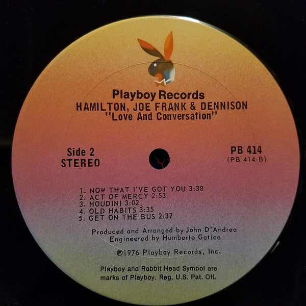 Hamilton, Joe Frank & Dennison - Love And Conversation